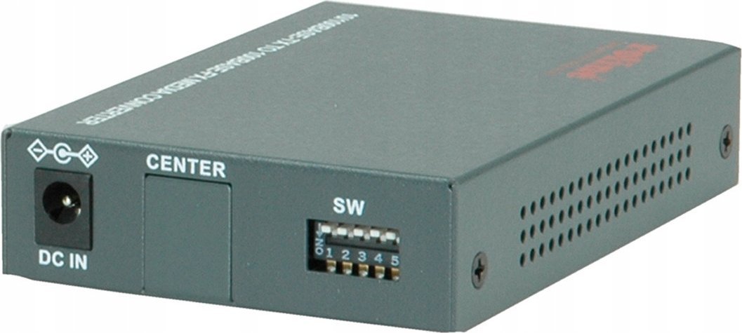 Konvertues rrjeti Roline Fast Ethernet 21.13.1070, RJ-45 në ST, 10/100 Mbit/s, gri