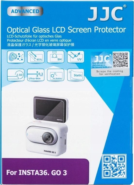 Mbrojtës xhami JJC GSP G03, xham optik, kundër gërvishtjeve, transparent