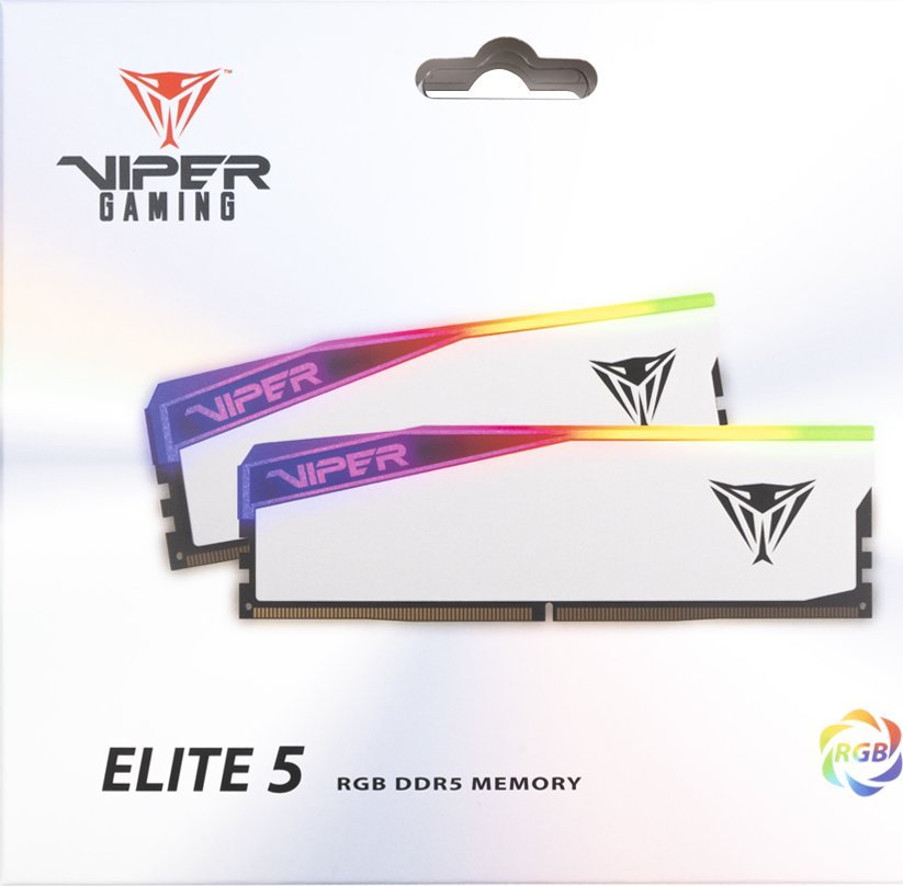 меморија  Patriot Viper Elite 5, DDR5, 32 GB, 6200 MHz, CL42, PVER532G62C42KW