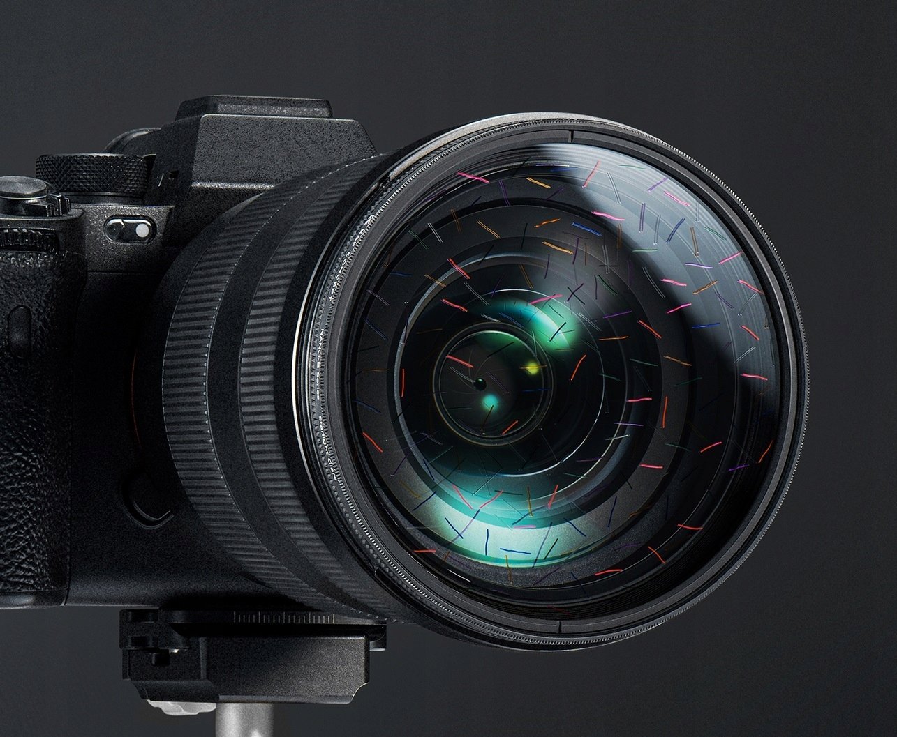 Filtër fotografik K&amp;F Concept StarLight Glare Rainbow Flares NANO-B MRC 62mm, shumëngjyrësh