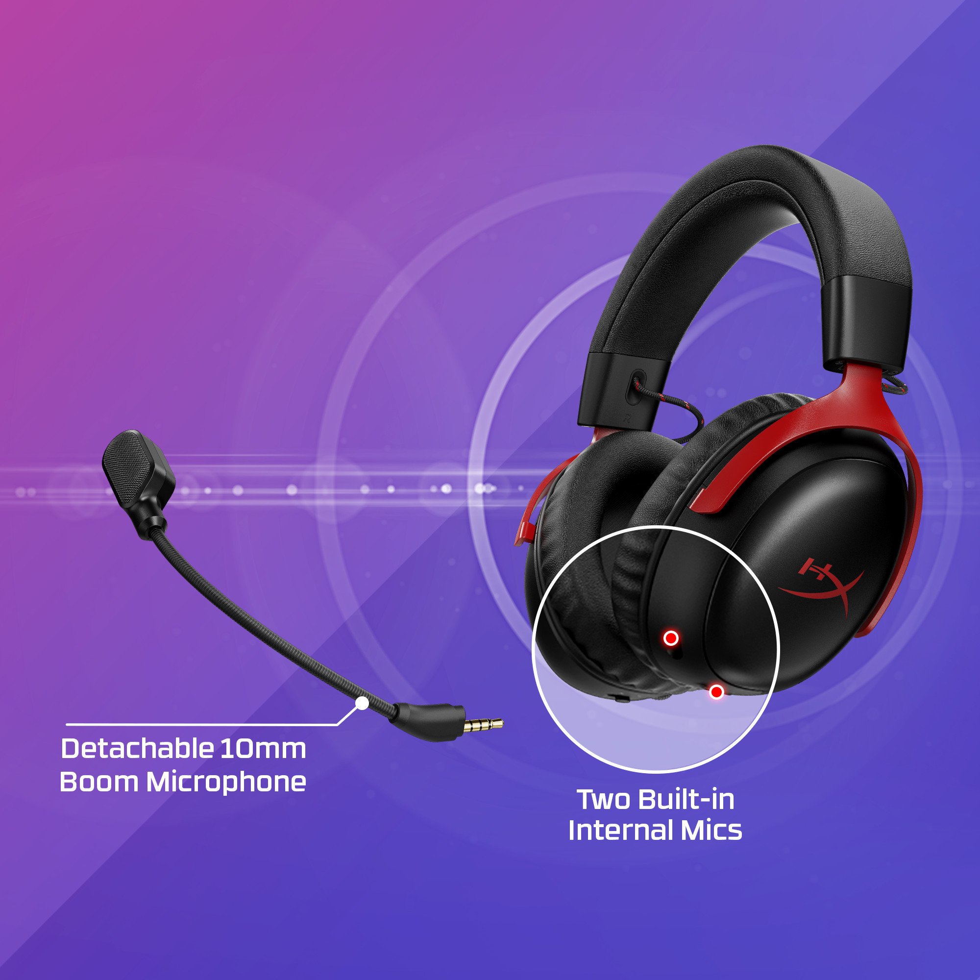 Слушалки за гејминг HyperX Cloud III S Wireless, без кабел, DTS Headphone X, црни