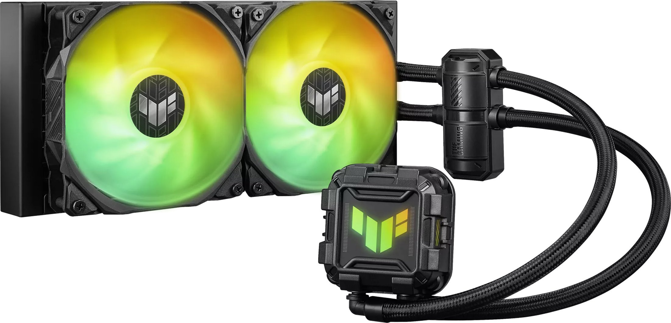 Ftohës uji për CPU Asus TUF Gaming LC II 240 ARGB, radiator 240mm, Aura Sync ARGB, i zi