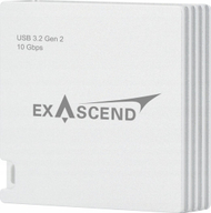 Читач на картички Exascend Essential, 4 во 1, USB 3.2, црн