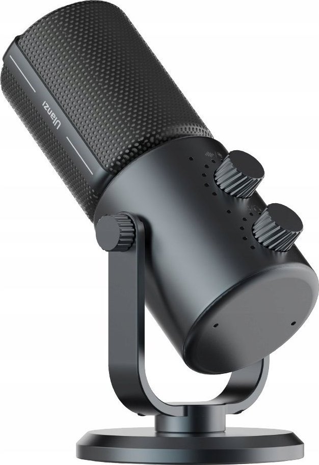 Mikrofon studio profesional Ulanzi, kapacitiv, USB Type C, me LED, me stativ