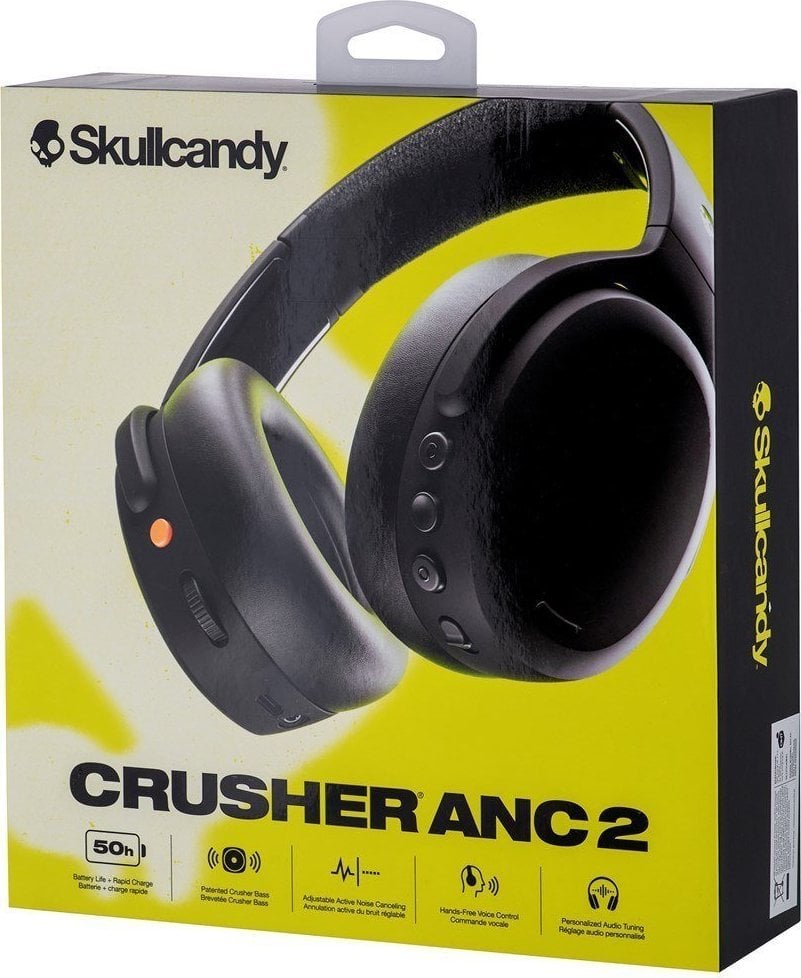Kufje Skullcandy Crusher ANC2 Wireless True, të zeza