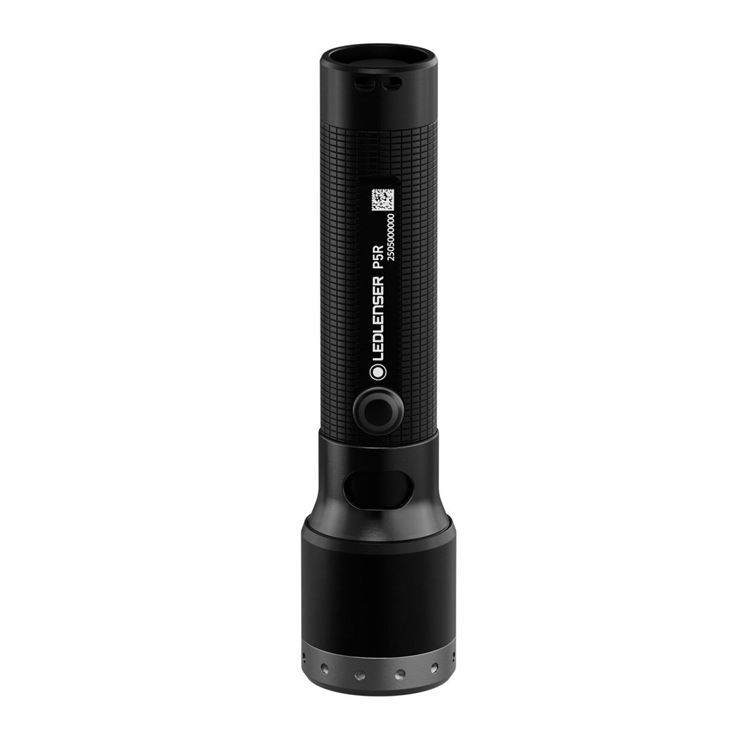 Elektrik dore Ledlenser P5R, 350 lm, i rikarikueshëm, i zi