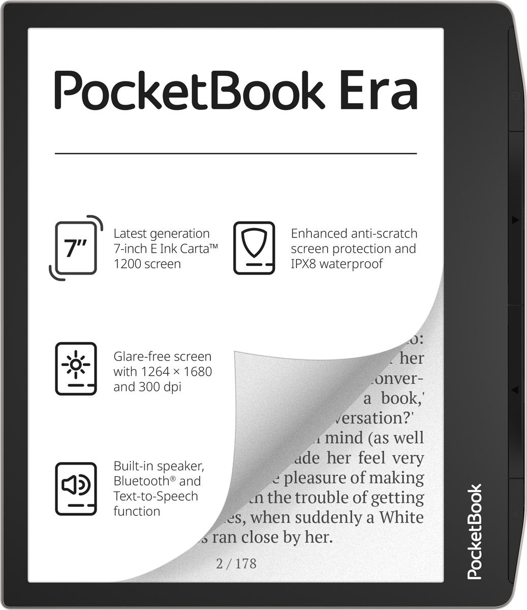 Lexues elektronik PocketBook Era PB700-U-16-WW-B, 7", 16GB, gri