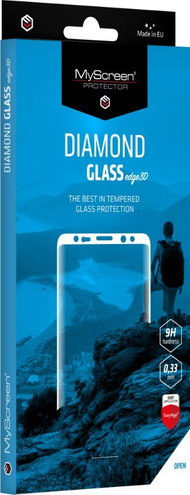 Xham mbrojtës MyScreen Diamond Glass edge3D për Xiaomi Mi 10 Mi 10 Pro, 0.33mm, 9H, transparent