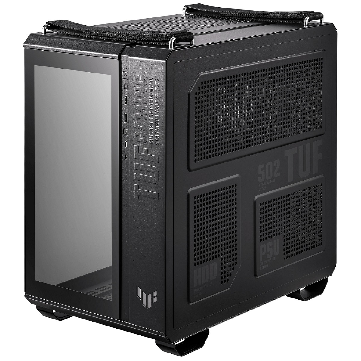 Kasë Asus TUF Gaming GT502 PLUS TG ARGB, e zezë, Midi Tower 5