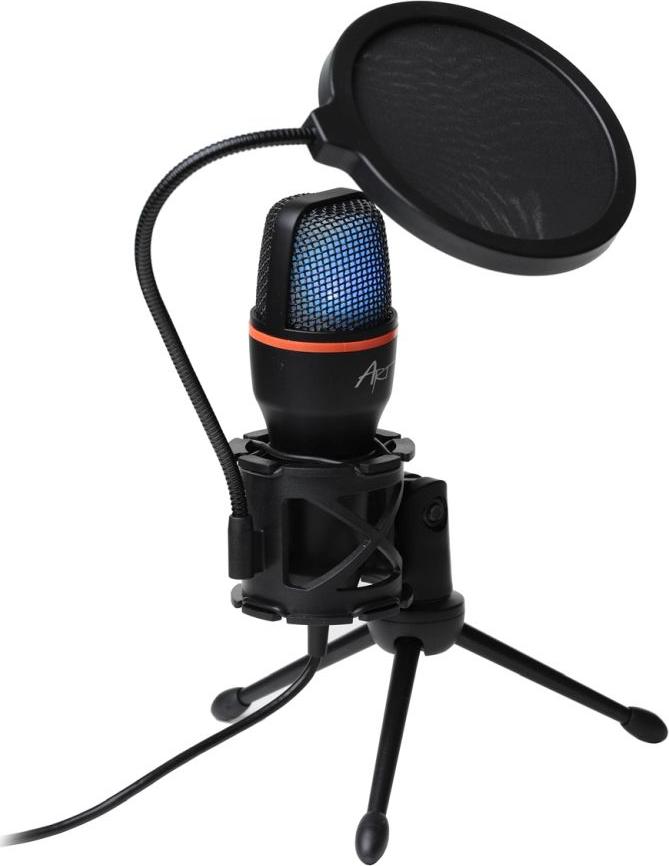 Mikrofon USB Art AC-02, kondenzator, RGB LED, i zi