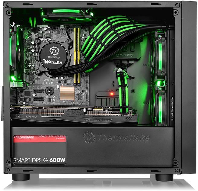 Kasë Thermaltake Versa H18 Window, Micro Tower