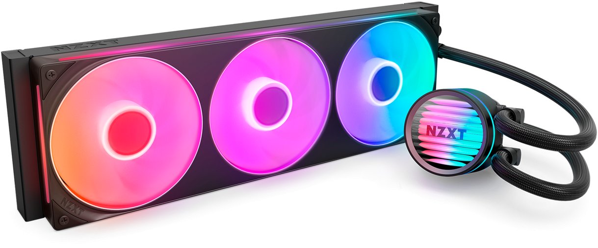 Ладилник со вода за процесор NZXT Kraken Core 360, радијатор 360mm, RGB, црн