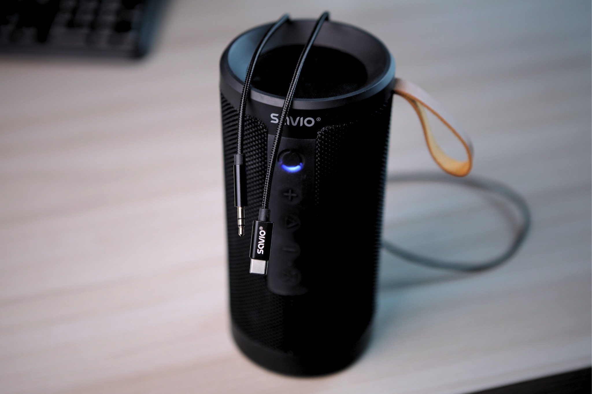 Kabllo audio Savio CL-187, 1m, USB, i zi