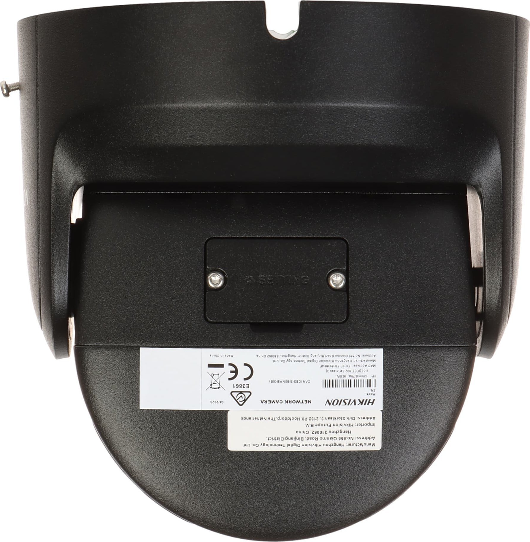 Kamerë IP Hikvision DS-2CD2387G2P-LSU/SL, lente 4mm, me audio, e zezë