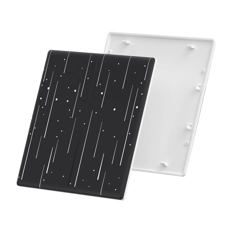 Panel dekorativ Sonoff TX Ultimate T5 C2, për çelës muri 2 kanale, motiv yllëzor, i zi 3