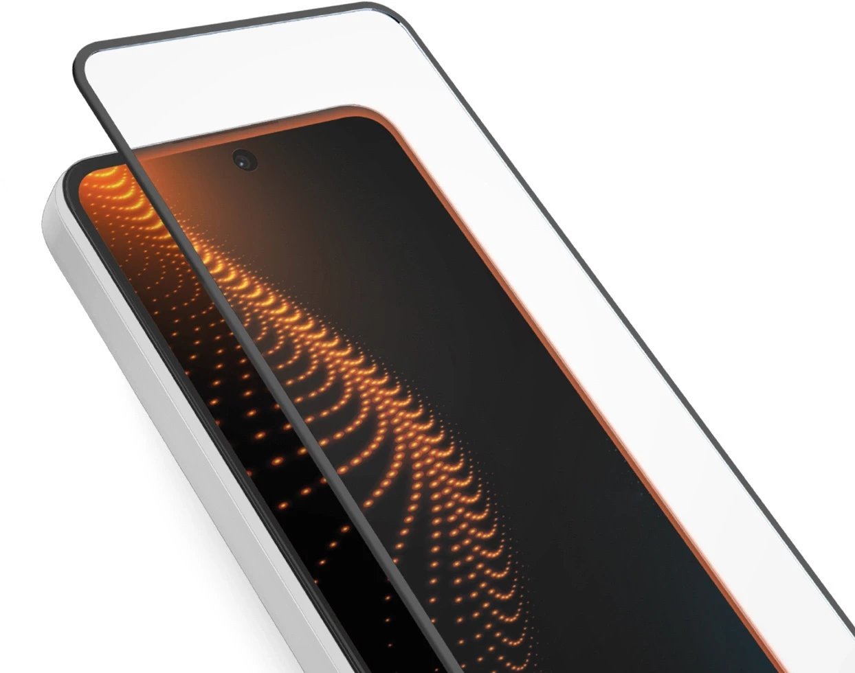 Xham mbrojtës Wozinsky Privacy Glass për Samsung Galaxy A17 A17 5G, 2 copë, privacy, 9H, me kornizë të zezë