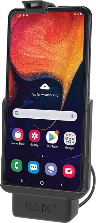 Mbajtëse aktive telefoni RAM Mounts RAM-HOL-SAM9PU, për Samsung Galaxy XCover Pro, me karikim, e zezë