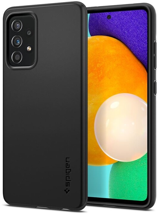 Spigen Thin Fit Заштитна маска за Samsung Galaxy A52 / A52 (5G), црна