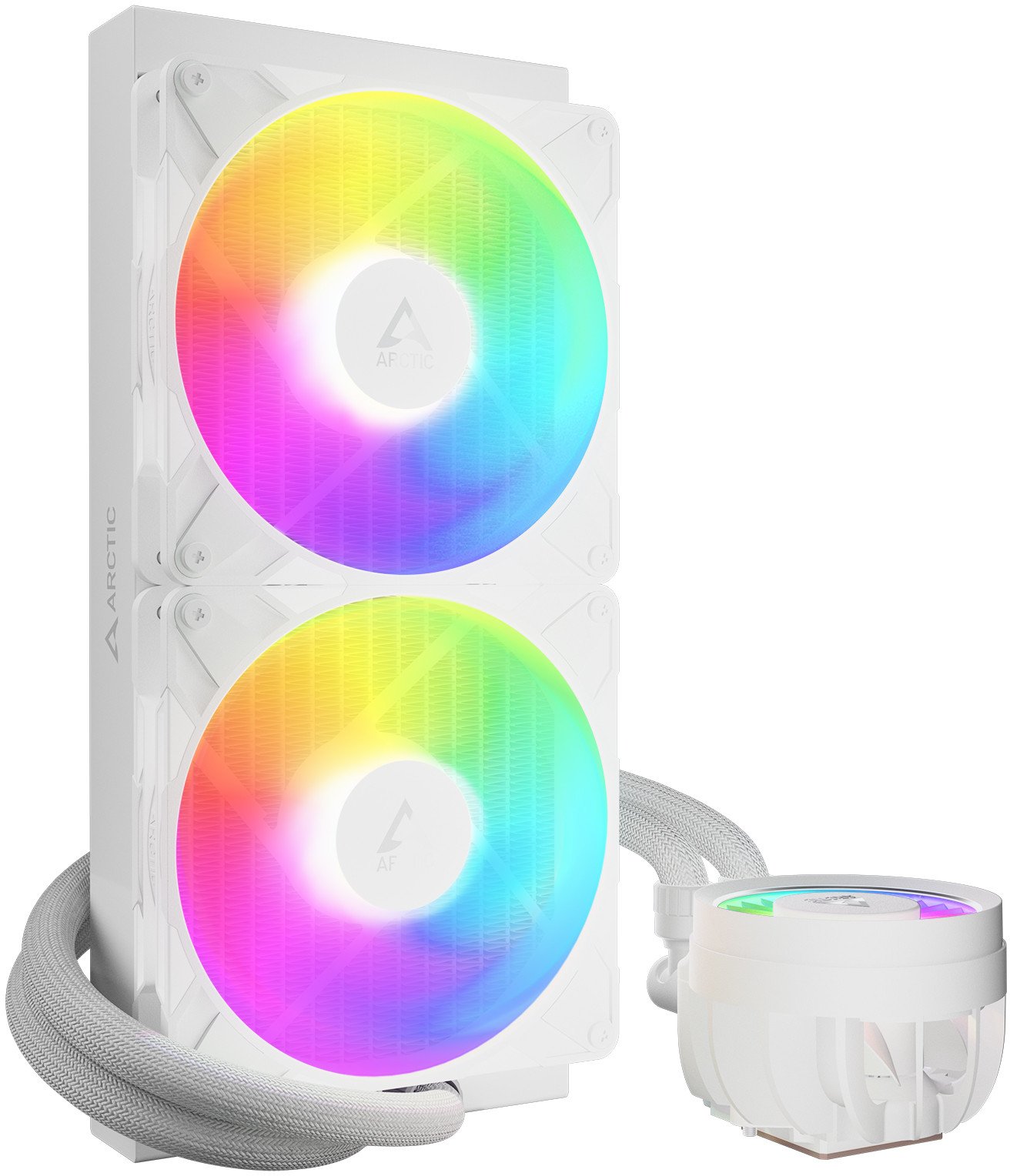 Ftohës uji CPU ARCTIC Liquid Freezer III Pro 280, AIO, a RGB, i bardhë