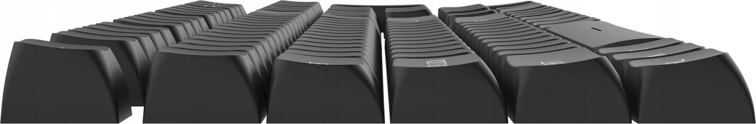 Keycaps Redragon A132 PBT Doubleshot, set 150 copë, US ANSI, bardhë e zezë