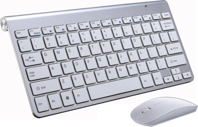 Set tastierë dhe mi kompjuterik wireless, USB 2.4GHz, 1200 DPI, i zi