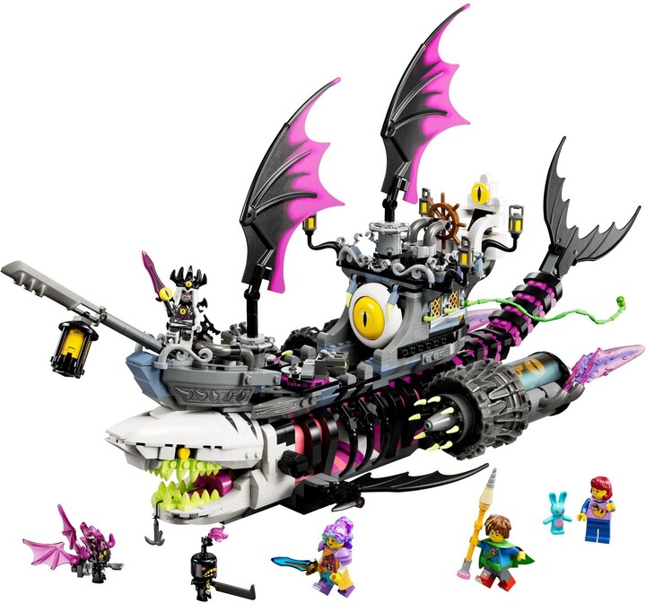 Figurë LEGO® DREAMZzz™ 71469 Nightmare Shark Boat