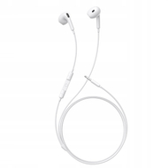 Kufje me kabllo Baseus HZ19, 3.5mm, semi in ear, të bardha