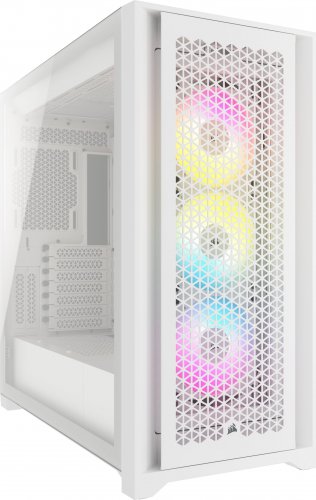 Kasë Corsair iCue 5000D RGB Airflow (CC-9011243-WW), e bardhë