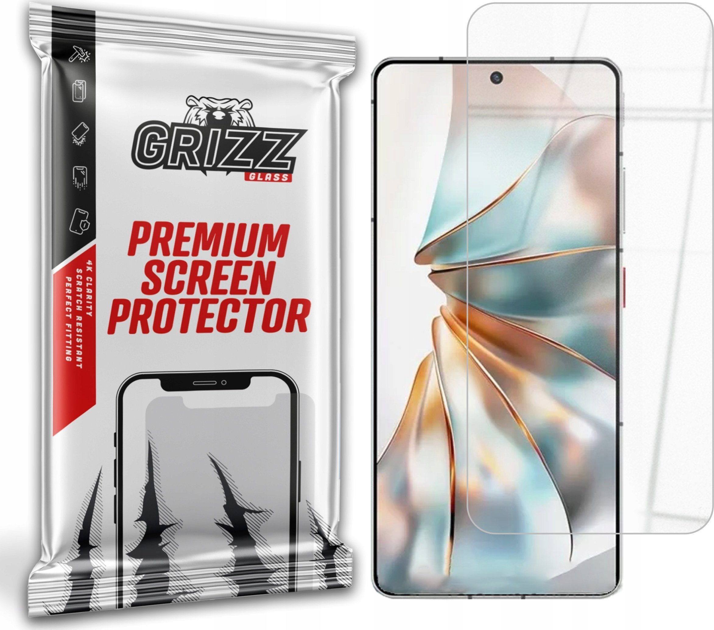 Qelq mbrojtës hibrid 9H për ZTE Nubia Z60S Pro, transparencë, 1 copë