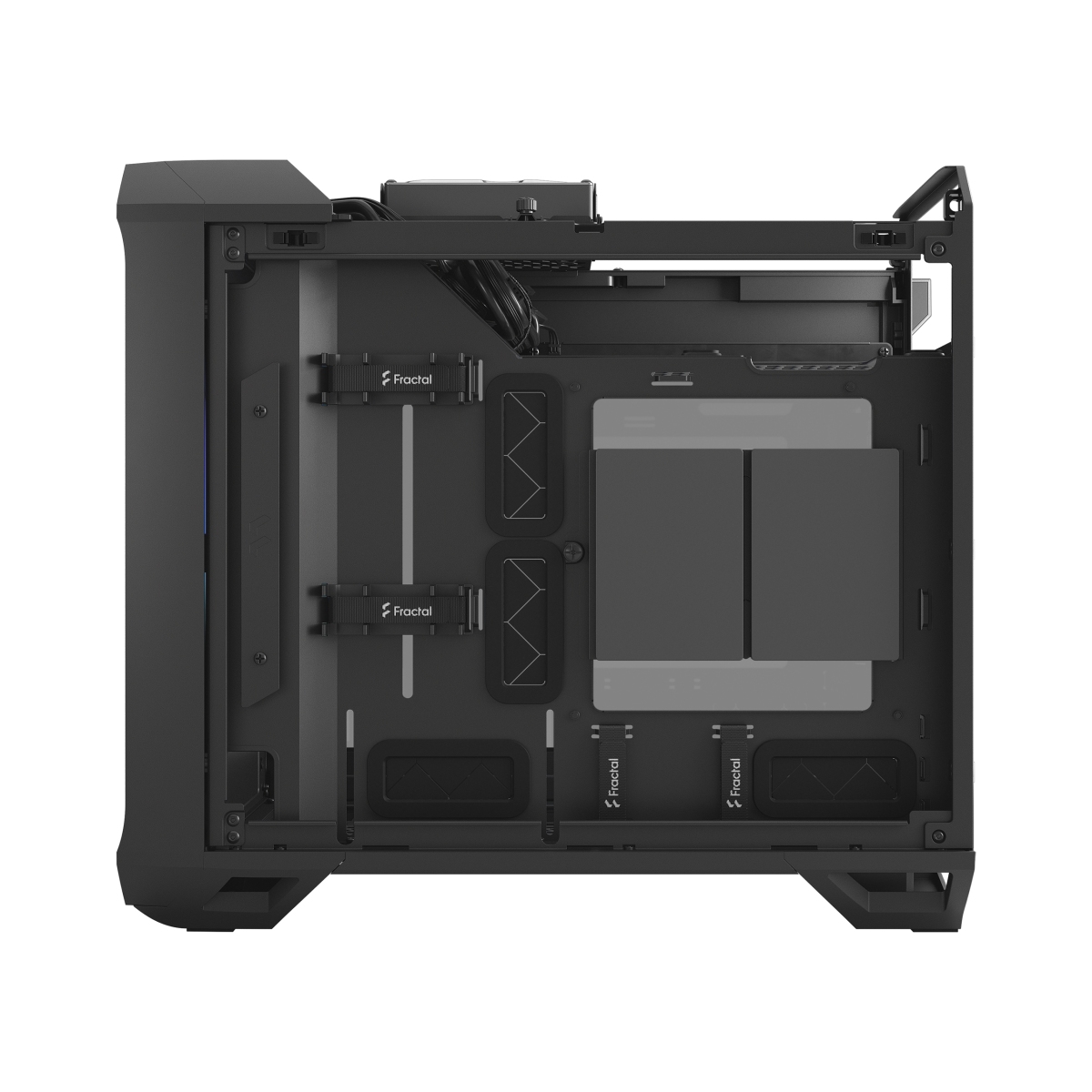 Kasë Fractal Design Torrent Nano RGB Black TG Light Tint, e zezë