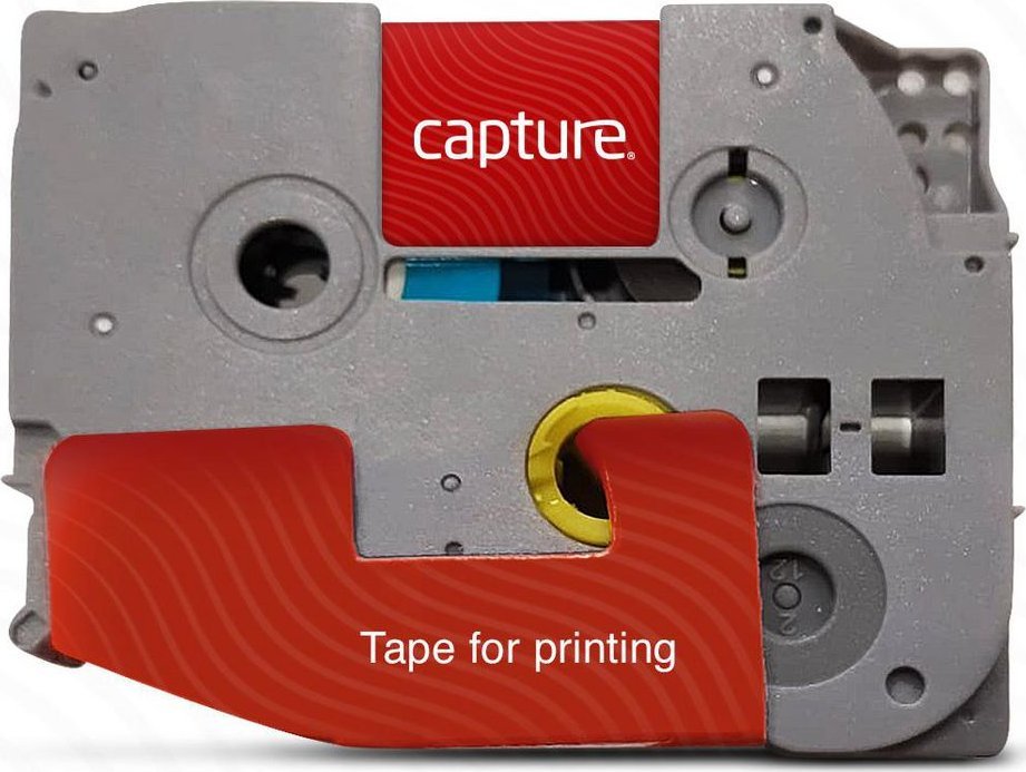Леплива лента за етикетирање Capture CA-TZE211, 6mm x 8m, бела