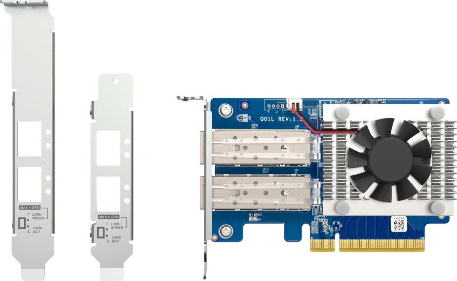 Kartë rrjeti QNAP QXG-10G2SF-NXE, 2 porta 10GbE SFP+, PCIe