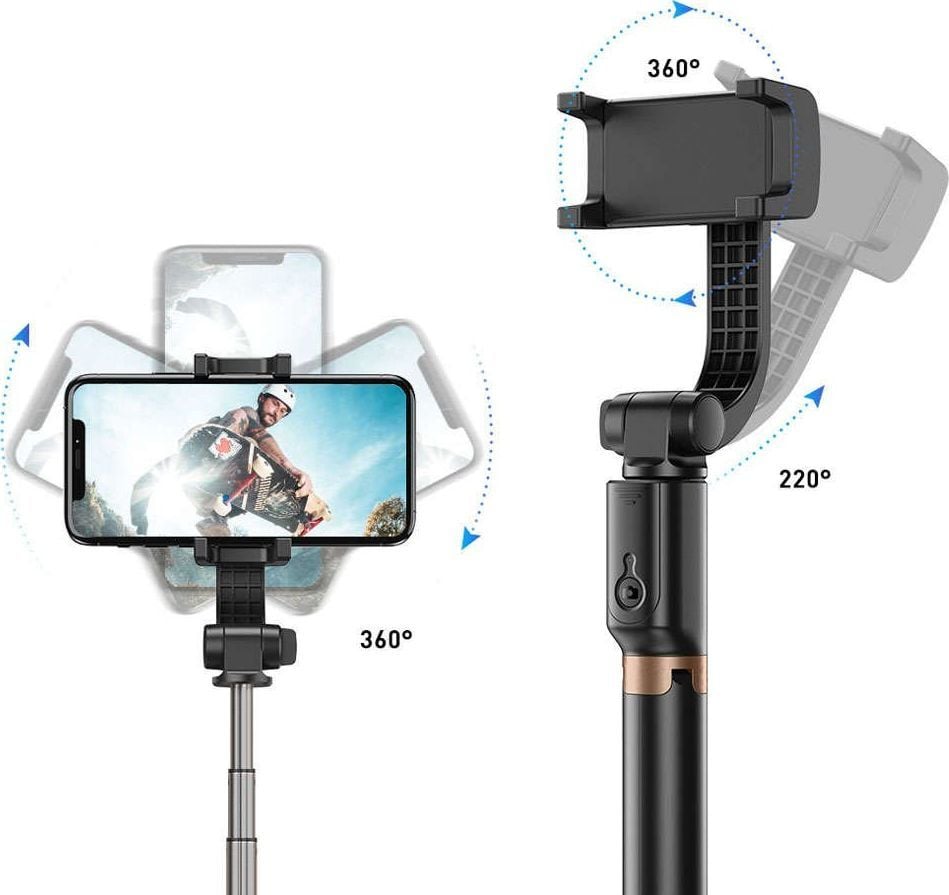 Selfie stick me tripod Apexel APL-D6, Bluetooth, universal për telefon