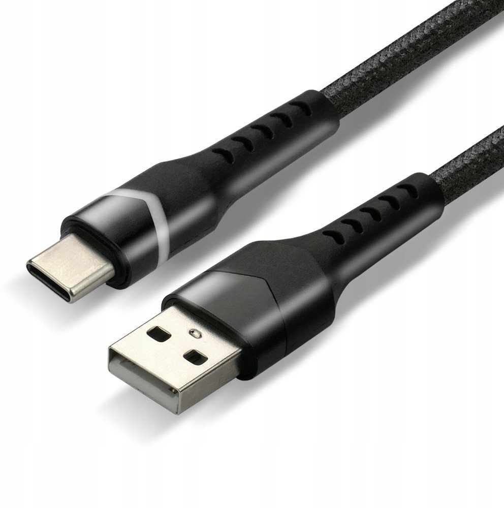 Kabllo USB në USB C Usams EverActive CBB 2CBR, 2m, 3A, e zezë