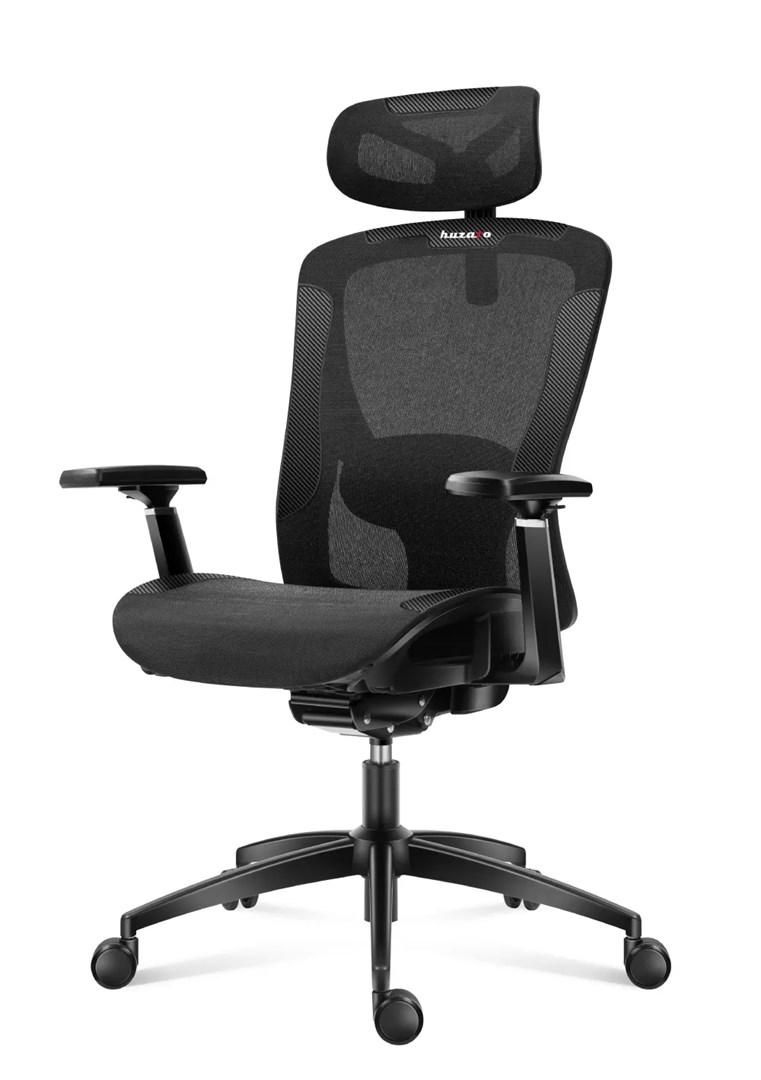 Karrige gaming Huzaro Combat 7.3 Mesh, mbështetje ergonomike, deri 150 kg, e zezë