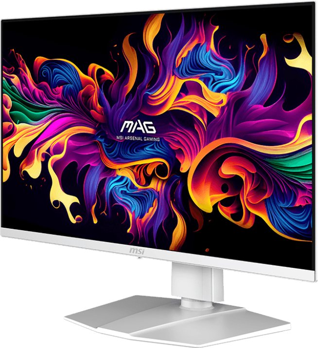 Monitor MSI MAG 272QPW X28, 28", QD OLED WQHD, 280Hz, i bardhë