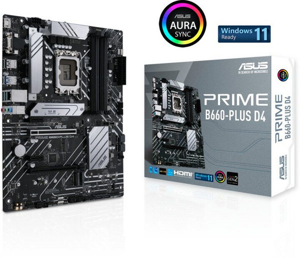 [OUTLET] Pllakë amë ASUS PRIME B660-PLUS D4 (DDR4) - Intel B660