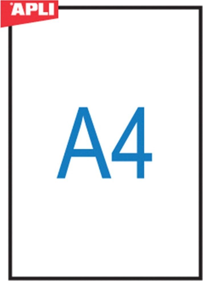Folie Apli, A4, 210 x 297 mm, 100 copë