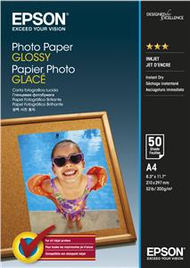 Letër fotografike Epson Photo Paper Glossy, A4, 50 fletë