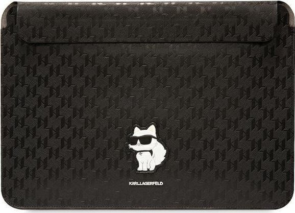 Husë laptopi Karl Lagerfeld Sleeve KLCS16SAKHPCK, 16", lëkurë eko Saffiano, e zezë