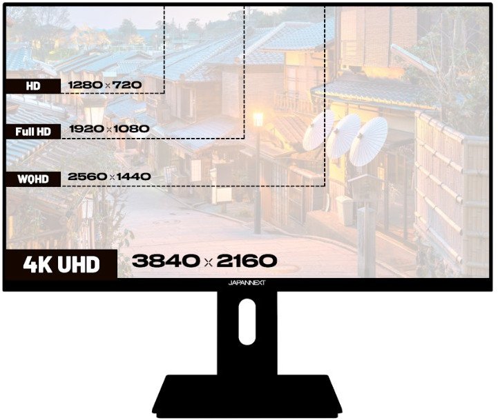Monitor JapanNext 27", 4K UHD, i zi