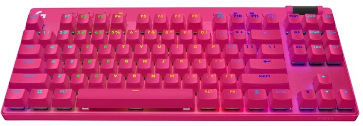 Tastierë Logitech G Pro X TKL Lightspeed, GX Brown, US, rozë