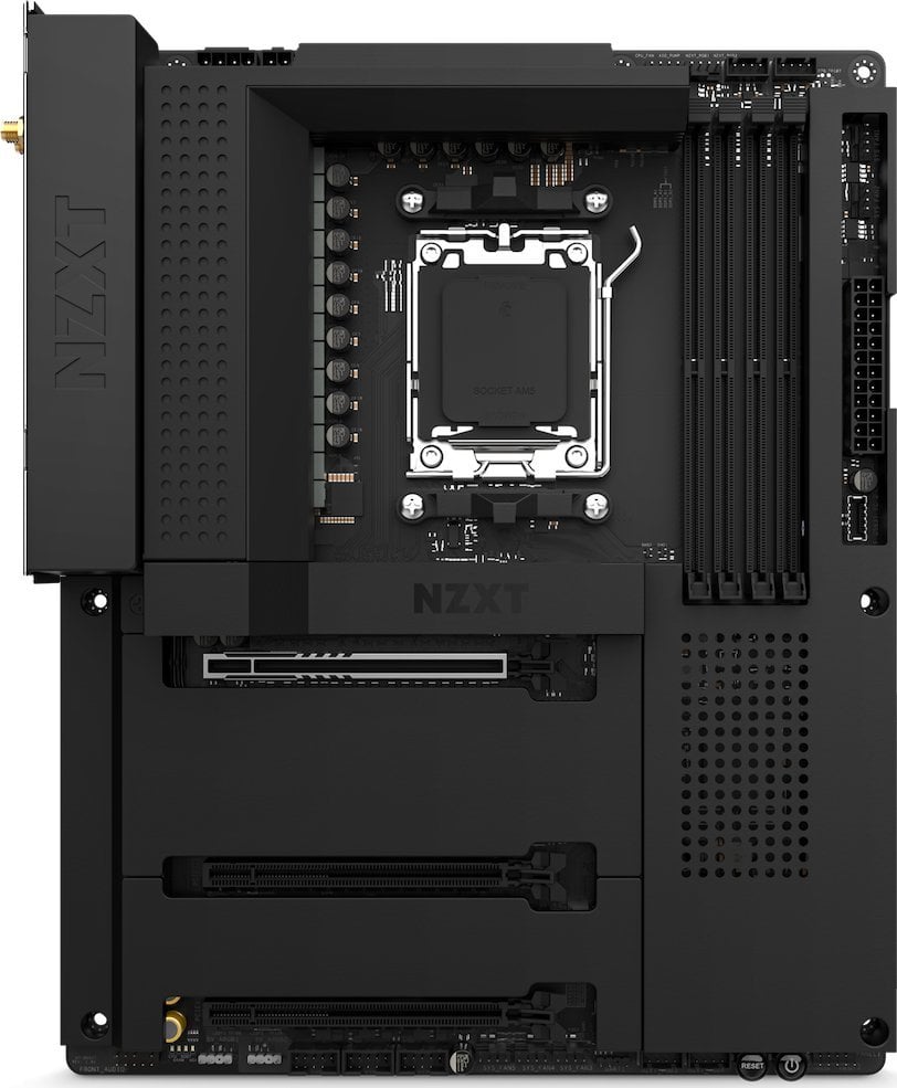 Pllakë amë Nzxt N7 B650E MATT, e zezë