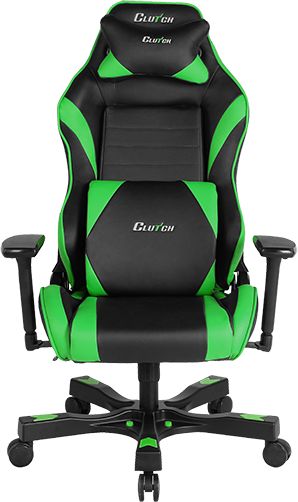 Karrige gaming Clutch Chairz Gear Alpha (GRA66BG), 37 × 45 × (44–57) cm, e gjelbër