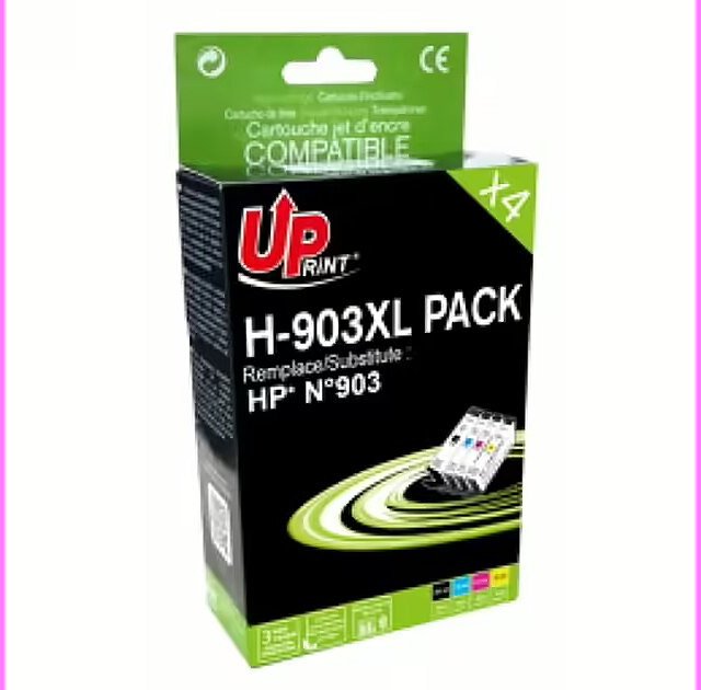 Pako bojë printeri kompatibile HP 903XL, 4 kartridha, shumëngjyrëshe