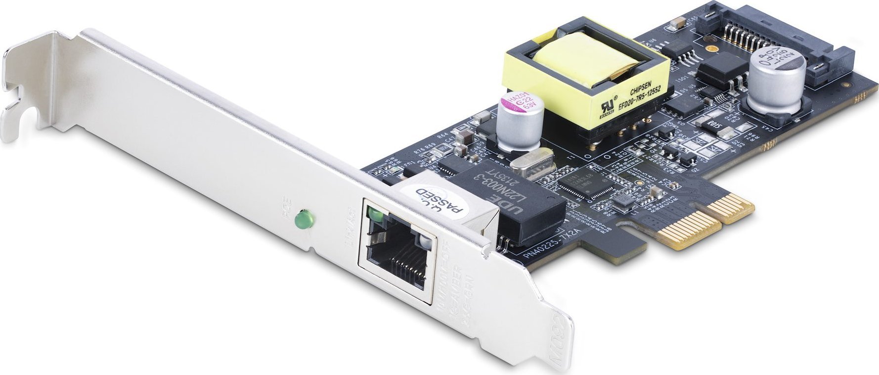 Kartë rrjeti StarTech.com Intel I225-V, 1 port 2.5Gbps, PoE 802.3af/at, PCI Express