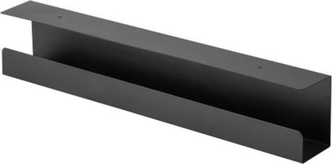 Organizues kabllosh Ergo Mask 1B, kanal metalik 60 cm, nën tavolinë, i zi