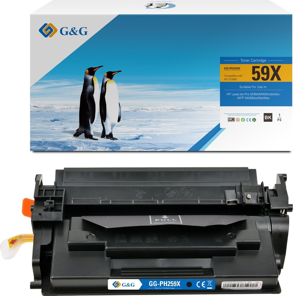 Toneri G&amp;G HP CF259X, 10000 faqe, i zi