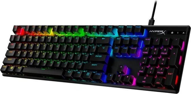 Tastierë gaming HyperX Alloy Origins PBT, mekanike, RGB, e zezë