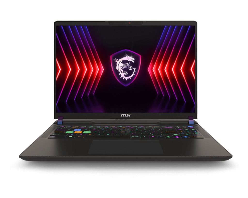 Laptop MSI Vector16 HX A14VHG, 16", Intel Core i9-14900HX, 32GB RAM, 1TB SSD, NVIDIA GeForce RTX 4080, i hirtë i errët